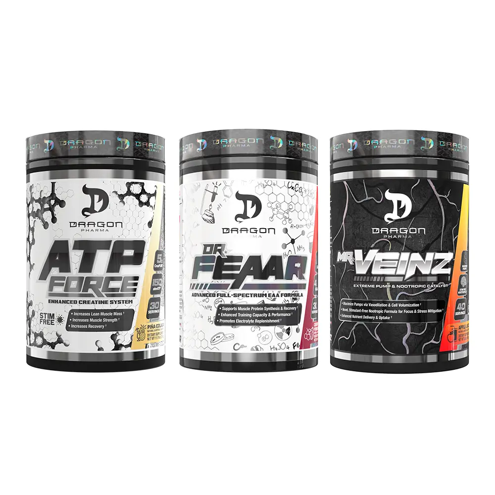 Dragon Pharma Mr Veinz Pre Entreno Dr Feaar Amino Atp Force Creatina