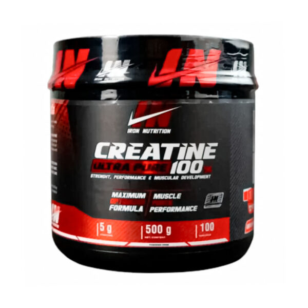 Iron Nutrition Creatina Ultra Pure 100% 500gr 100 Servicios