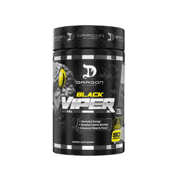 Dragon Pharma Black Viper Quemador De Grasa 90 Capsulas