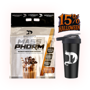 Dragon Pharma Massphorm 12lbs hipercalorica 15% Descuento + Shaker Gratis