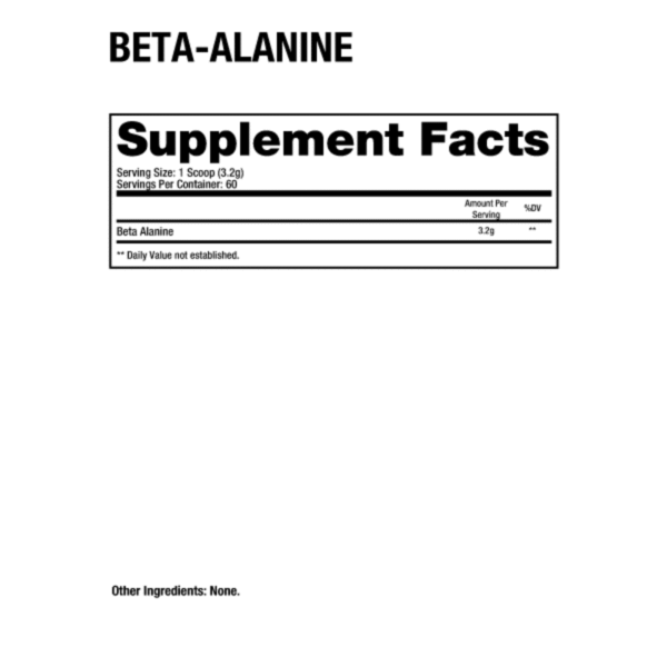 Dragon Pharma Beta alanina 60 servicios - Imagen 2