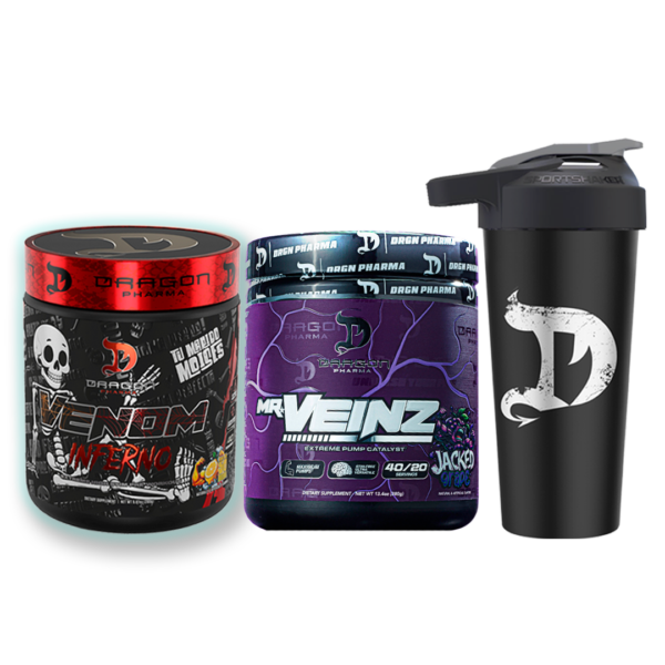 Mr. Veinz pre entreno + Venom Inferno  + Shaker gratis