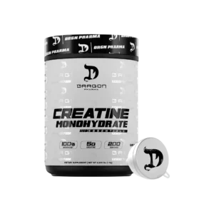Dragon Pharma Creatina Monohidratada – 1kg 200 servicios + Embudo Gratis