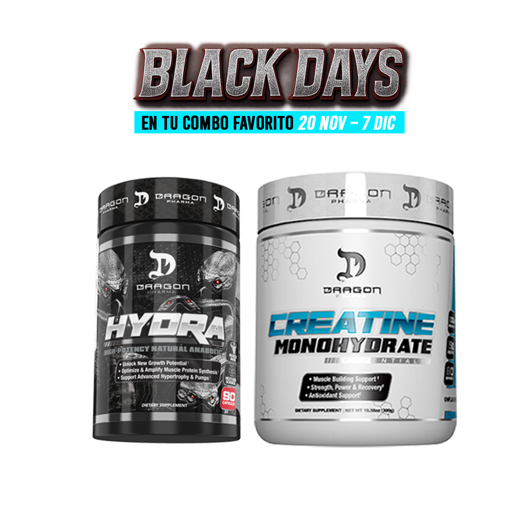 Combo Hydra 120 cápsulas + Creatina Monohidratada 300 Gr