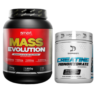 Combo Mass Evolution 4lb + Creatina Monohidratada 300 gr