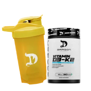 Dragon Pharma Vitamina D3 + K2  60 Capsulas + Shaker Gratis