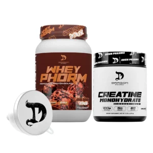 Combo Dragon Pharma Creatina 300 g + WheyPhorm 2 lbs + Embudo gratis