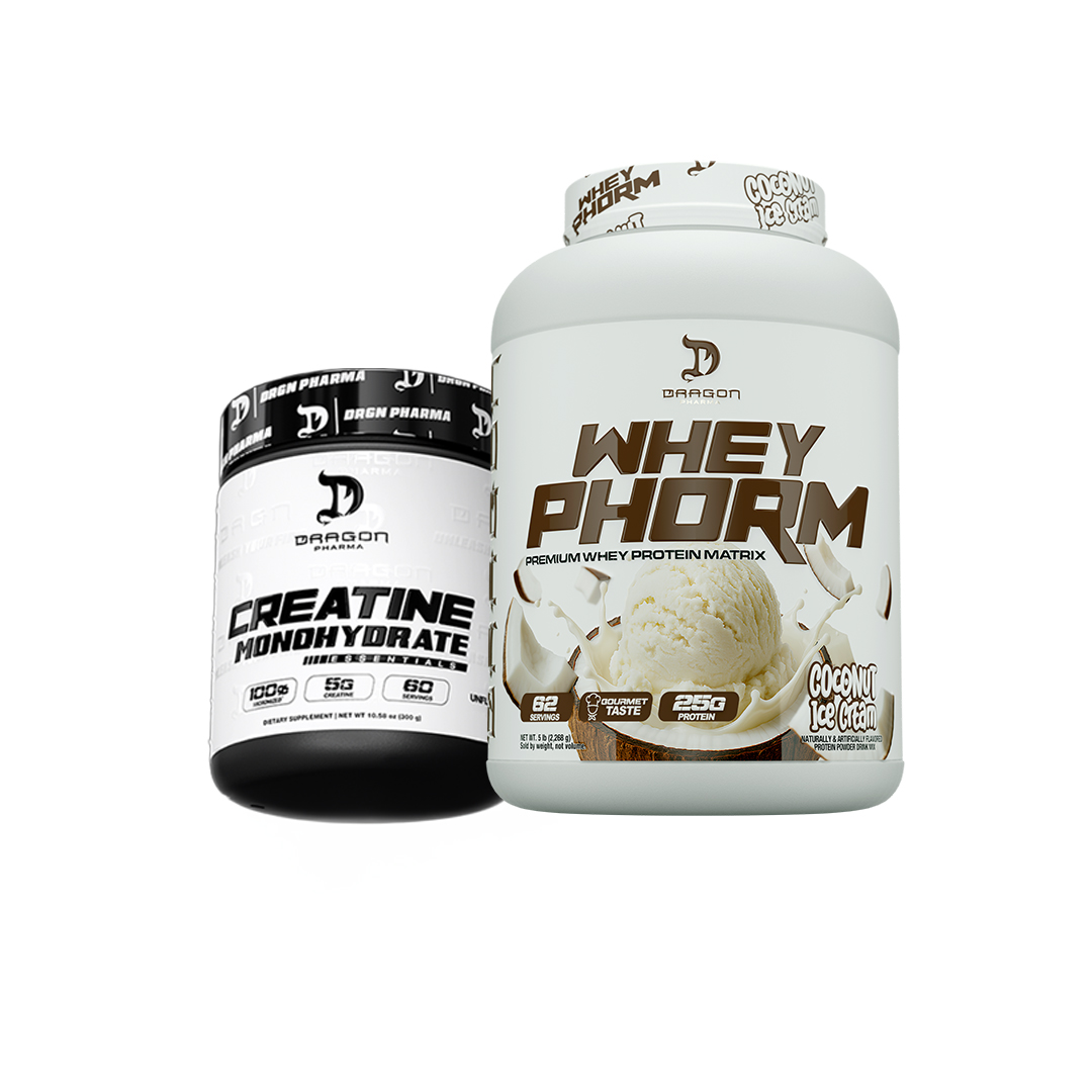 Combo Dragon Pharma Creatina 300 g + WheyPhorm 5 lbs