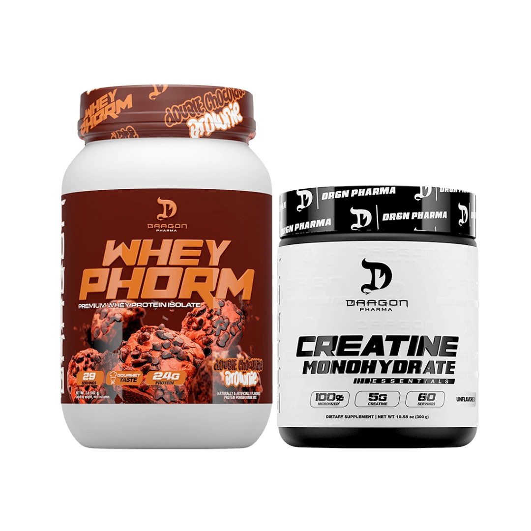 Combo Dragon Pharma Creatina 300 g + WheyPhorm 2 lbs + Embudo gratis