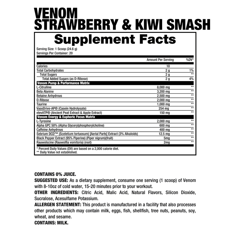 Dragon Pharma Venom Fully Loaded 20 servicios (Ultra potente) - Imagen 3