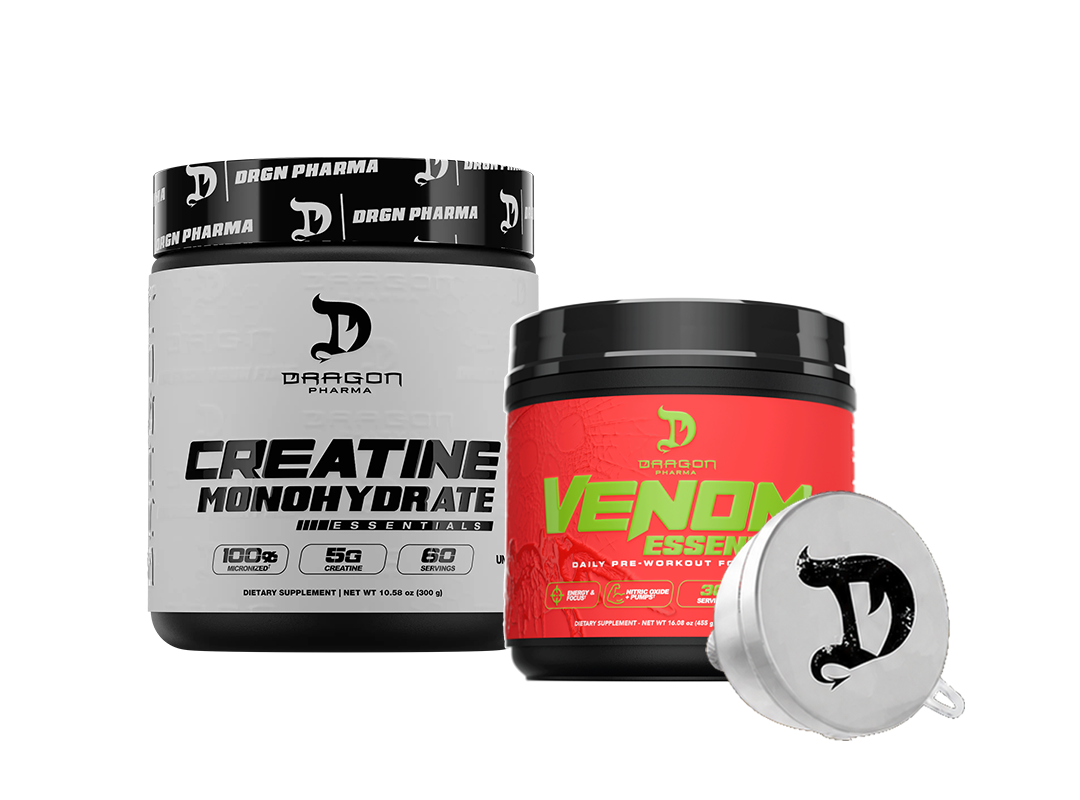 Combo Creatina Monohidratada 300GR + Venom Essential 30 Servicios + Embudo Gratis