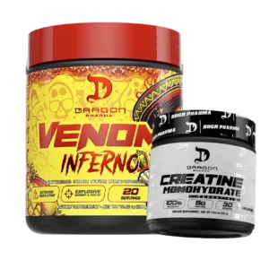 Dragon Pharma Venom Inferno Mangonada (Nuevo) + Creatina Sin Sabor de 30 SERVS (Gratis)