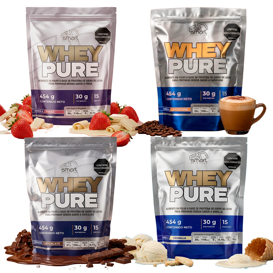 Combo 4 Whey Pure 1LB – 4 Sabores
